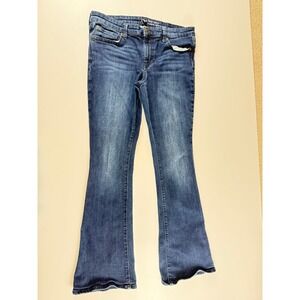 Gap Baby Boot Jeans Womens 10/30R Medium Wash Blue Stretch Denim Mid Rise Flare